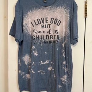 Womens bleached t-shirt